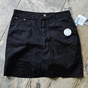 Croft & Barrow Black Women's Skort Size 8 WC61X504RS